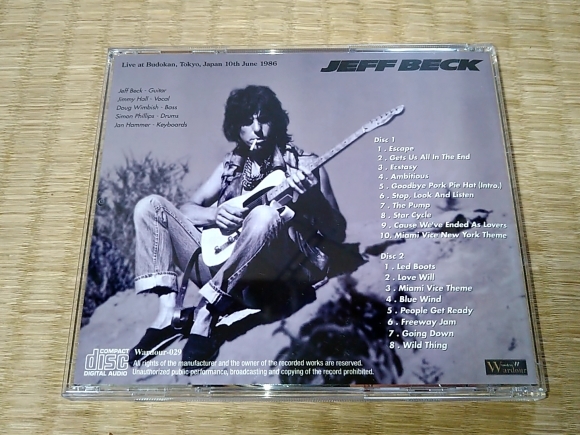 JEFF BECK / WILD THING_b0042308_12032371.jpg