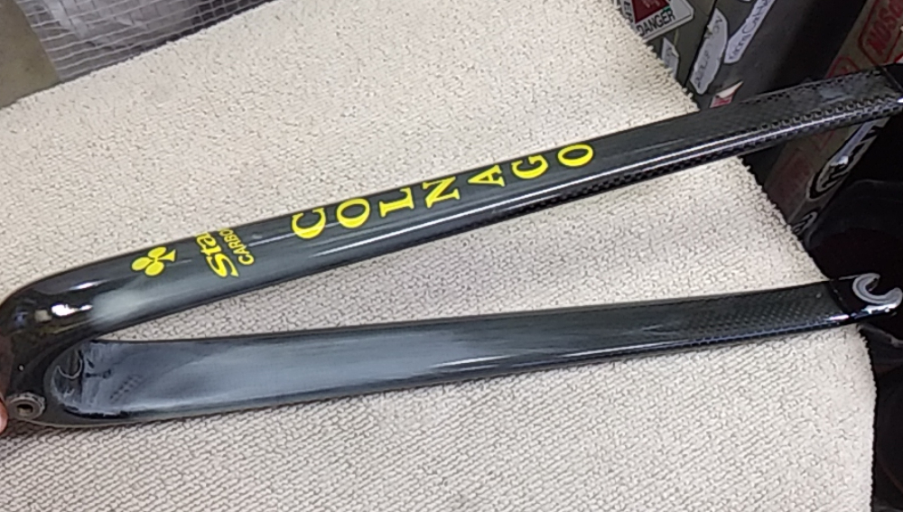 コルナゴスターカーボンフォークとか。Colnago Star Carbon Fork ね。_d0130115_12271874.jpg