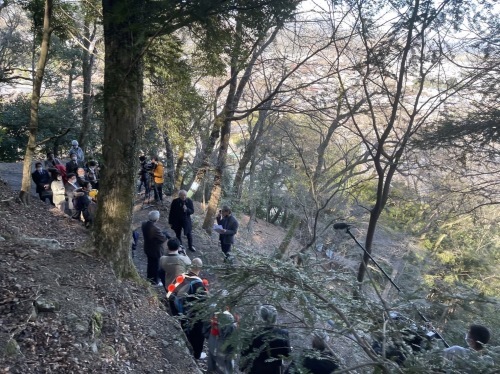 京都嵐山に吉野山のシロヤマザクラ120本、植樹してきました！_e0154524_06202241.jpg