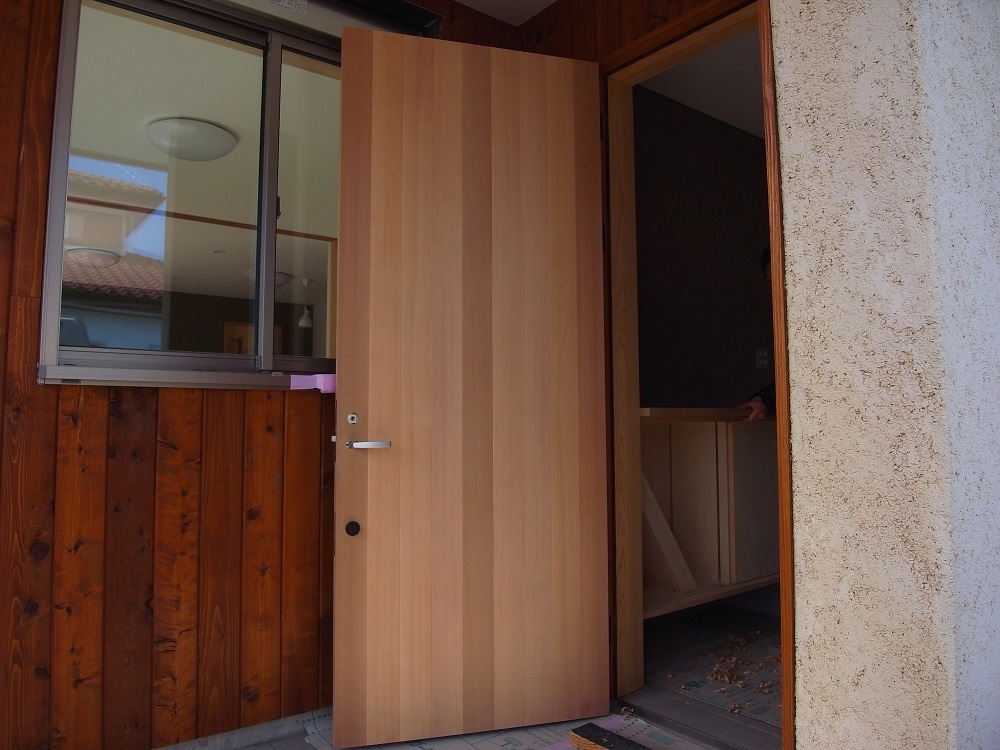 笠間の家Ⅳ　木製建具工事　2023/3/1_a0039934_12295861.jpg