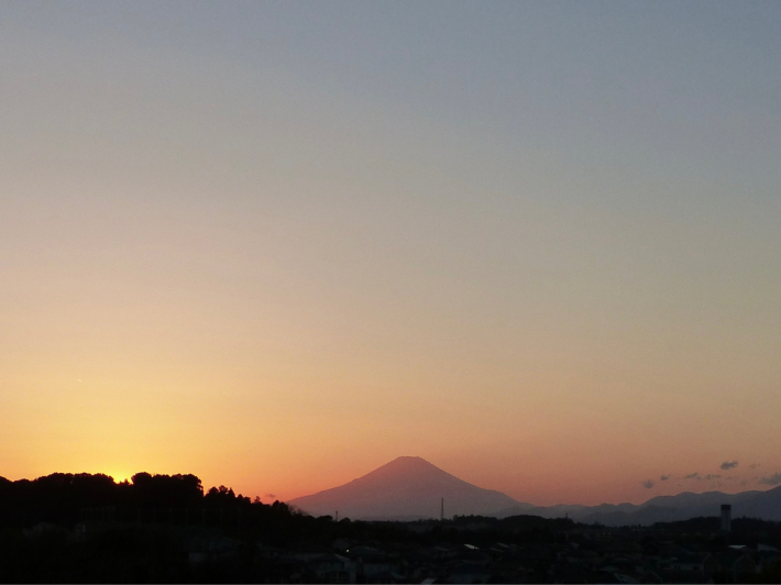 夕方の富士山と木星、金星_f0296312_20520409.jpg