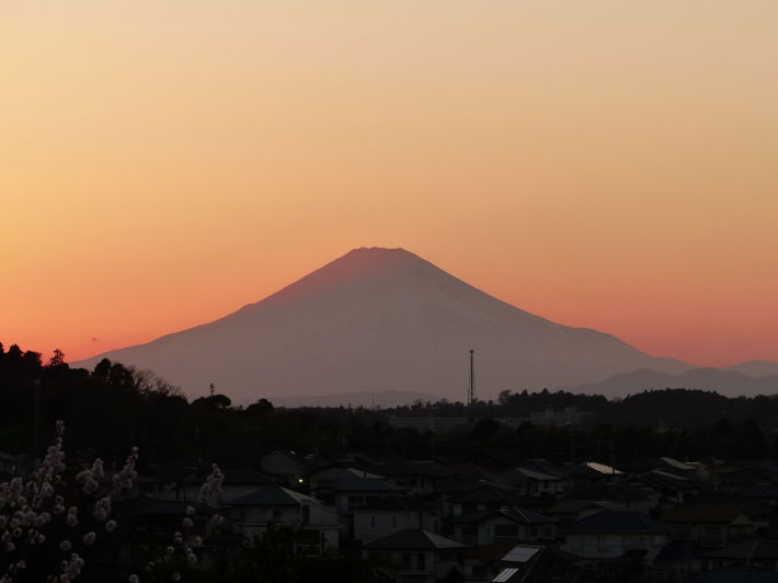 夕方の富士山と木星、金星_f0296312_20520943.jpg