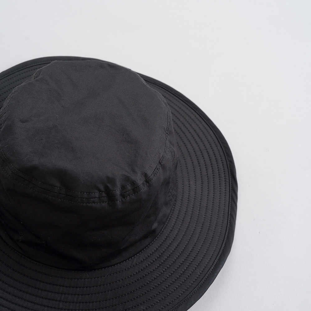 [KIJIMA TAKAYUKI][キジマタカユキ][Supima Linen Silk Safari  Hat][W-231129][Black][2023 春夏]