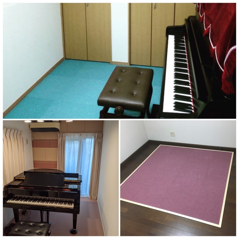 アップライトピアノ・グランドピアノ］床のDIY防音 : DIYで防音室