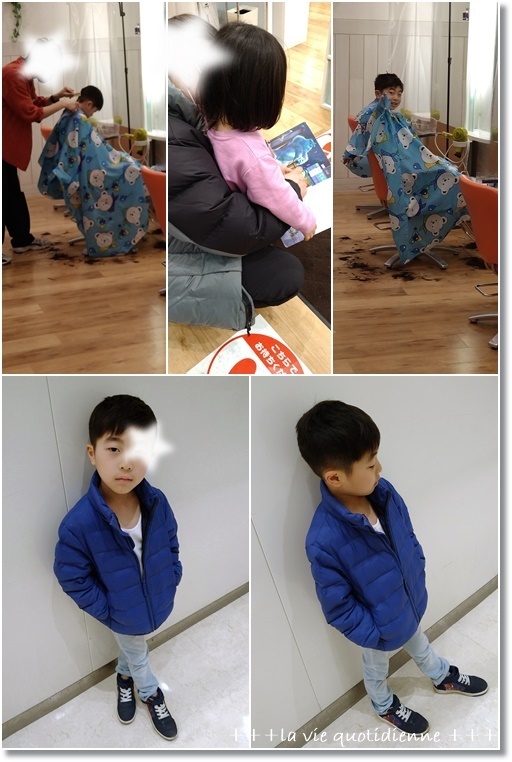 【スタバ新作】さくら咲くサク抹茶フラペチーノと６歳児王子が韓国人モデルみたい(笑)_a0348473_07403462.jpg