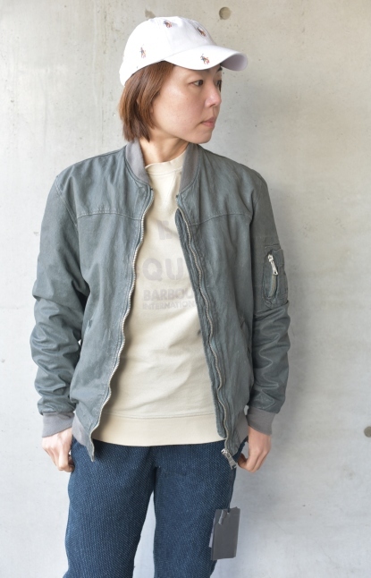 A-2 RAM LEATHER JACKET　　MADE IN ITALY　　etc..._d0152280_12081906.jpg