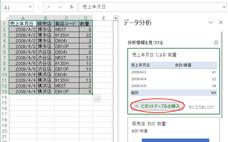 Excel365の「ホーム」タブの「データ分析」を使って自動分析_a0030830_12054954.png