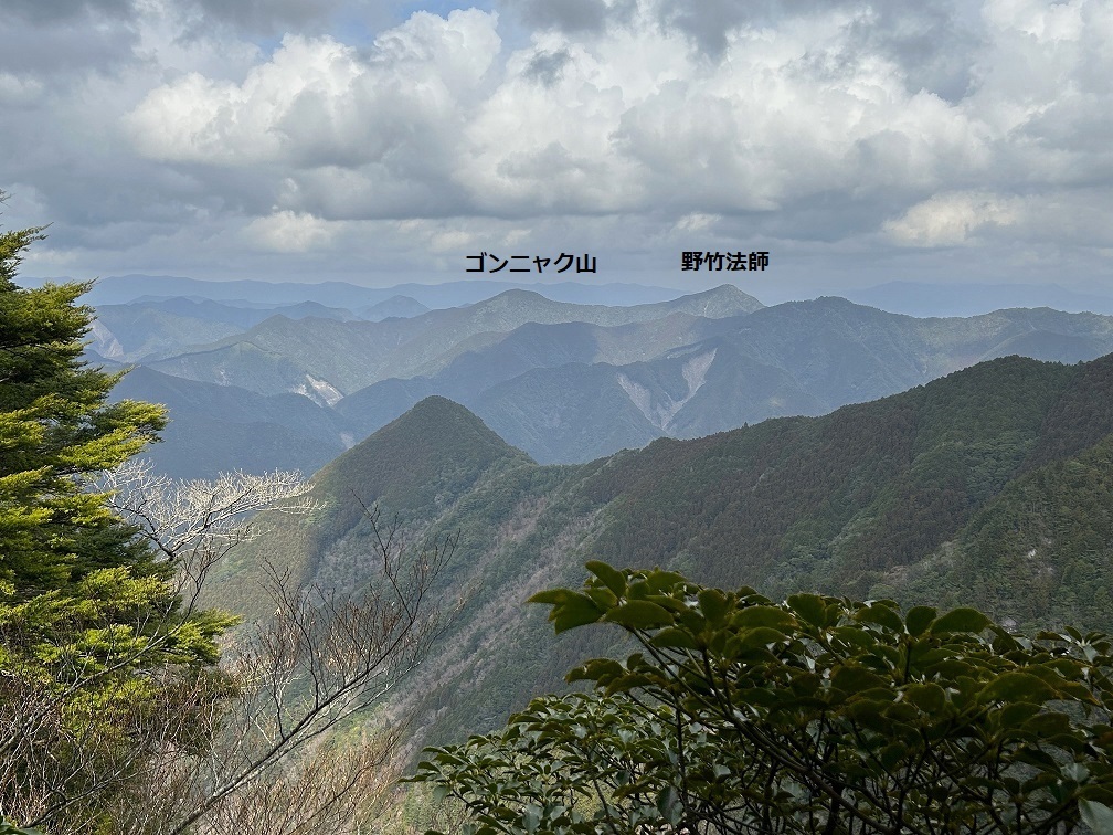 百間山から法師山（南紀）_a0286351_16213201.jpg