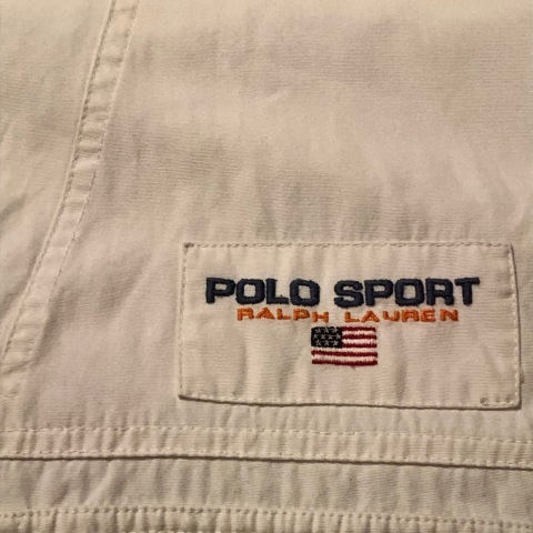 1990s \" POLO SPORT - RALPH LAUREN - \" 100% cotton CLASSIC - H/Z YACHT PARKA ( ANORAK ) - ※レアITEM_d0172088_17191382.jpg