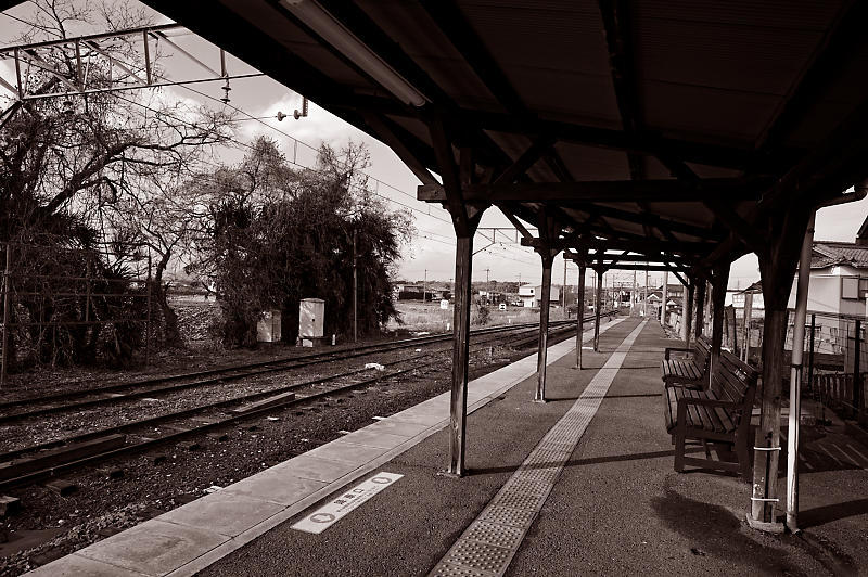 帰り道の鉄撮り＠近江鉄道　日野駅_f0032011_16464526.jpg