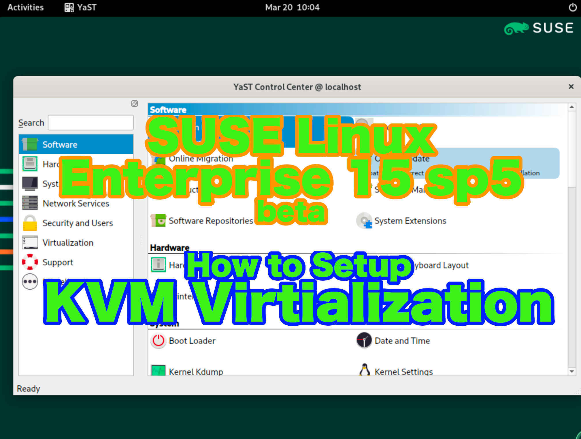 SUSE Linux Enterprise 15 sp5 ではじめての KVM 仮想化_a0056607_10174926.jpg