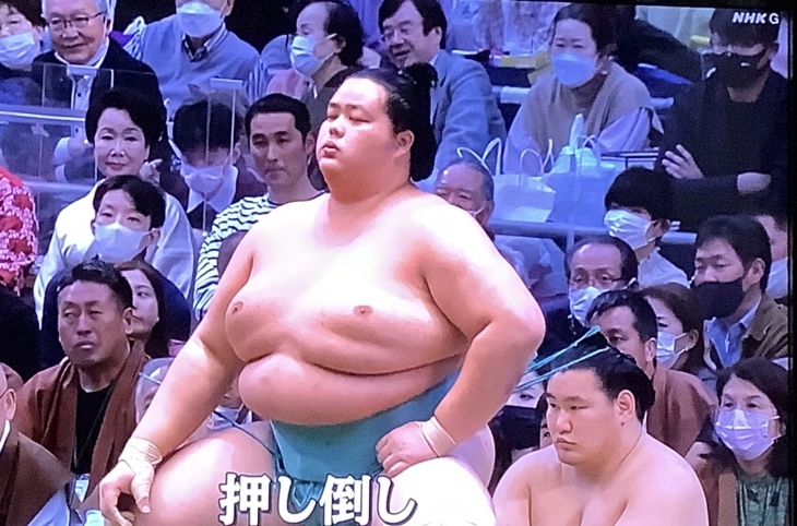 大相撲大阪場所10日目　平幕　翠富士　初日から10連勝　勝ち越し力士　……2023/3/21_f0231709_05275025.jpeg