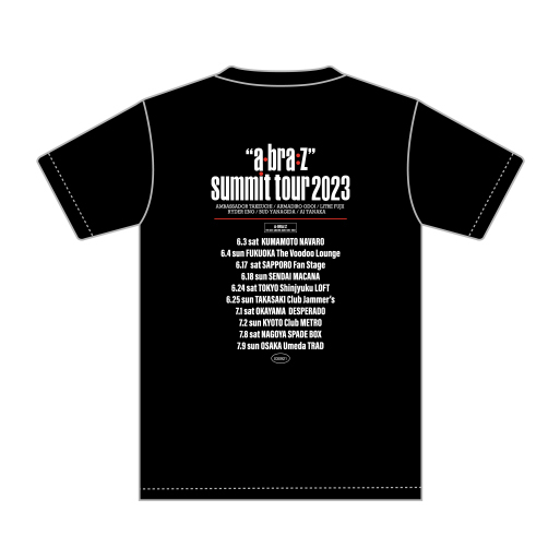 サミットツアー2023 Tシャツ、 4/1よりJCストアで先行販売！_a0182479_15333623.jpg