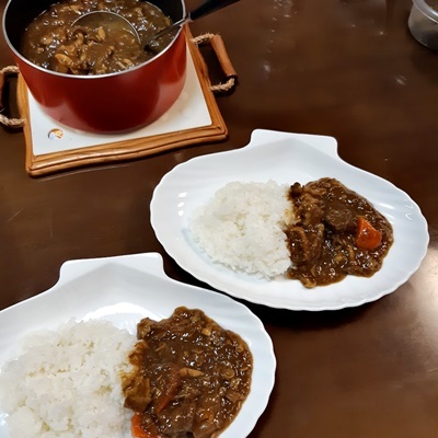 牛すじ　その3　カレー_f0129726_19164307.jpg