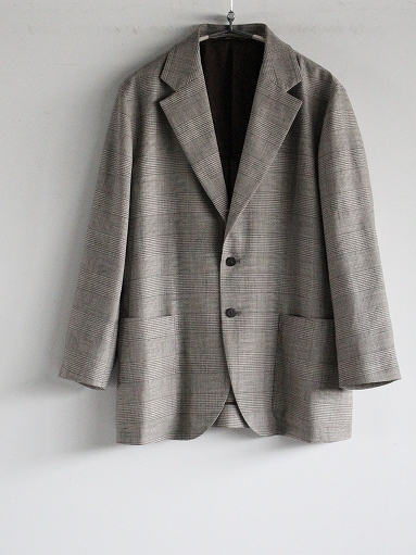 Cale　Wool Linen Silk Jacket / Glen Check_b0139281_17433179.jpg