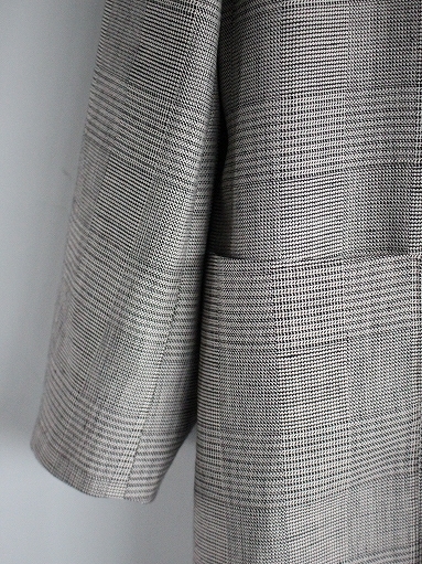 Cale　Wool Linen Silk Jacket / Glen Check_b0139281_17441605.jpg