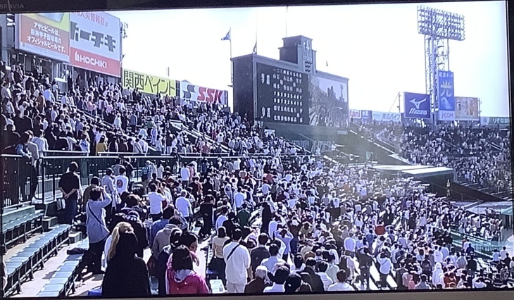 山梨学院が兵庫の報徳学園に7対3で勝って初優勝…閉会式……2023/4/01_f0231709_15453588.jpeg