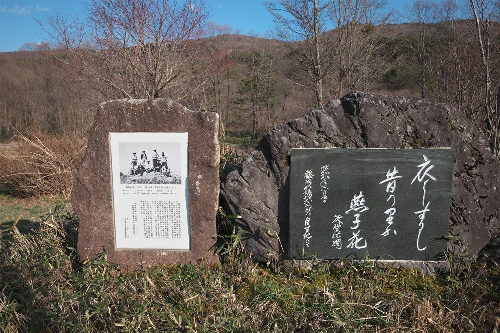 北広島町八幡原にある牧野富太郎句碑(2023/04/08)_b0393210_08285187.jpg