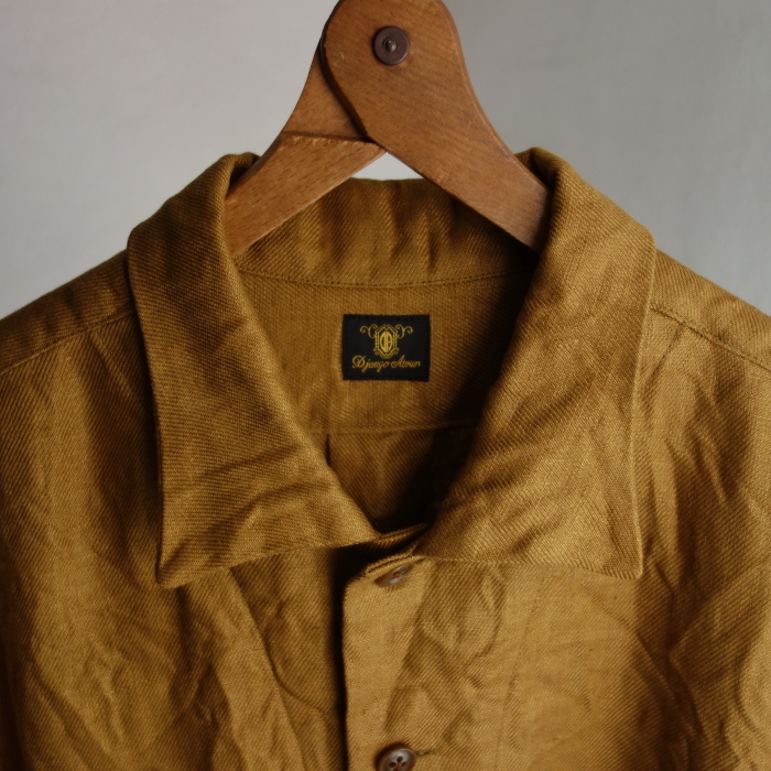 商品入荷のお知らせ / classic artisanal heavylinen shirt jacket_e0130546_17403634.jpg