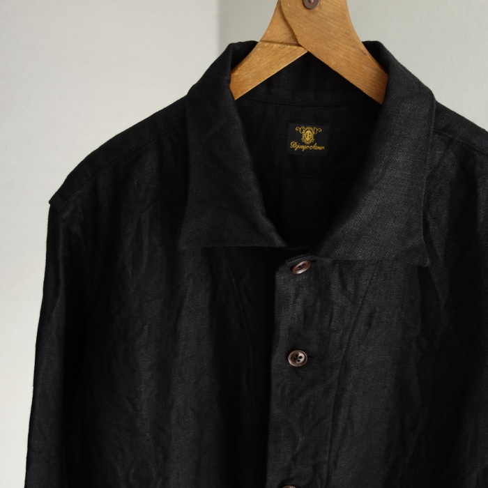 商品入荷のお知らせ / classic artisanal heavylinen shirt jacket_e0130546_17405397.jpg
