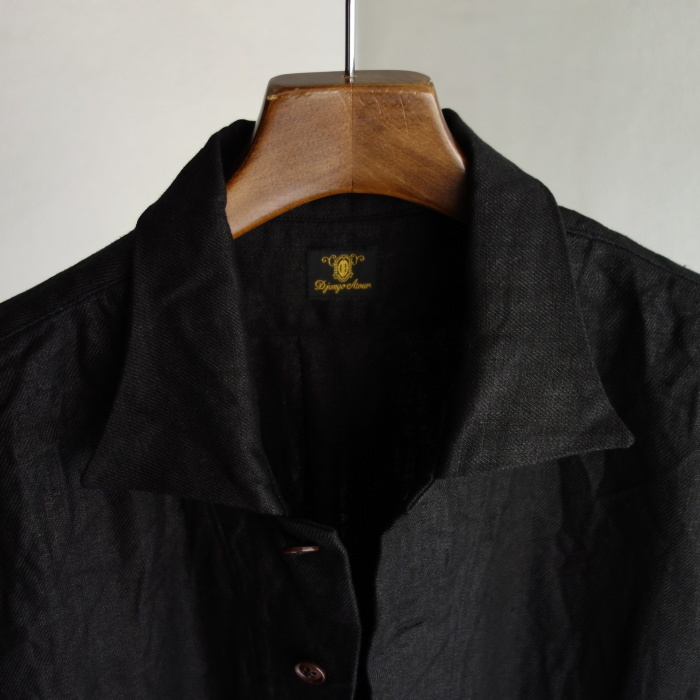 商品入荷のお知らせ / classic artisanal heavylinen shirt jacket_e0130546_17413302.jpg
