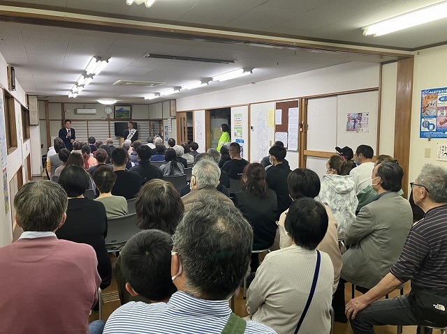 個人演説会に応援弁士として細野豪志代議士に来場いただき選挙戦がスタート_f0141310_07083534.jpg