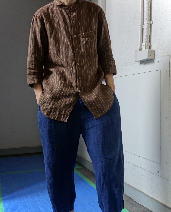 6月の製作予定 / classic frenchwork quartersleeve linen shirt_e0130546_18381871.jpg