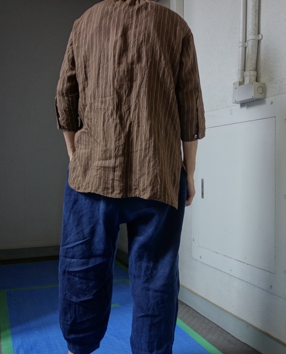 6月の製作予定 / classic frenchwork quartersleeve linen shirt_e0130546_18384171.jpg