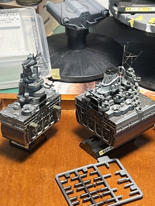 戦艦大和捷1号作戦　1/700　タカラ連斬模型シリーズ 　軽巡矢矧追加_c0223634_23305229.jpg