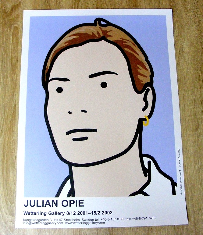 Julian Opie Veronique estate agent Poster,2001_f0403039_06570437.jpg