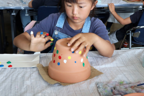 やと子ども美術教室　～ 植木鉢に描くⅡ ～_e0222340_15352044.jpg