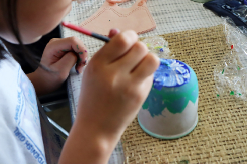 やと子ども美術教室　～ 植木鉢に描くⅡ ～_e0222340_15384939.jpg