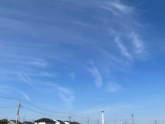 スッキリした雲模様❗️_f0141246_08142042.jpg