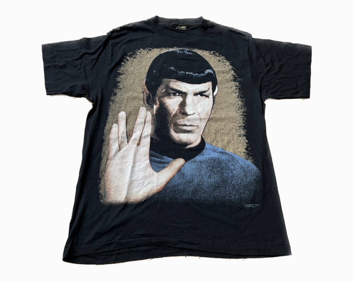 5月13日（土）入荷！デッドストック！MADE IN U.S.A 90s 両面プリント　STAR TREK スタートレック　Spock 　スポック　Tシャツ！_c0144020_10235422.jpg