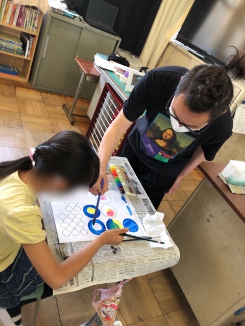 稲沢市の丸甲小学校、3年生に絵画指導の授業をおこないました。_f0373324_11000027.jpg