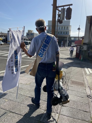 市議選　ひたすら街頭演説_c0052876_00500283.jpg