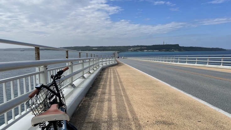 【沖縄旅行１０】最終日はレンタサイクルで来間島から伊良部大橋までサイクリングで締めくくり_f0023333_21285249.jpeg