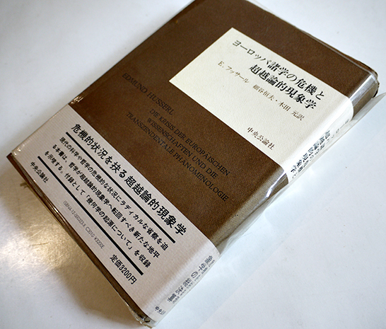 ヨーロッパ諸学の危機と超越論的現象学 E・フッサール/木田元他訳 中央