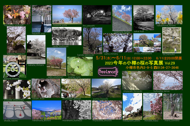 酒井広司氏 展覧会「2023 今年の小樽の桜の写真展 Vol.28」_b0187229_15344650.jpg