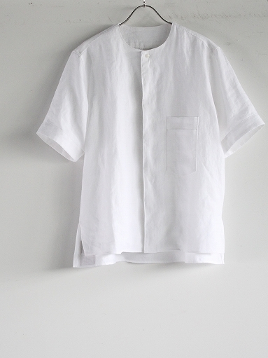 ASEEDONCLOUD　HW short sleeve shirt / Linen White_b0139281_11193310.jpg