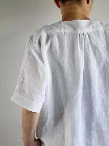 ASEEDONCLOUD　HW short sleeve shirt / Linen White_b0139281_11194074.jpg