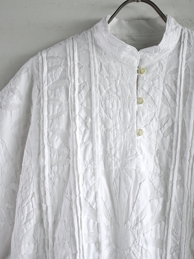ASEEDONCLOUD　Jiyusou classic blouse / Shadow picture cloth - Off white_b0139281_12070081.jpg