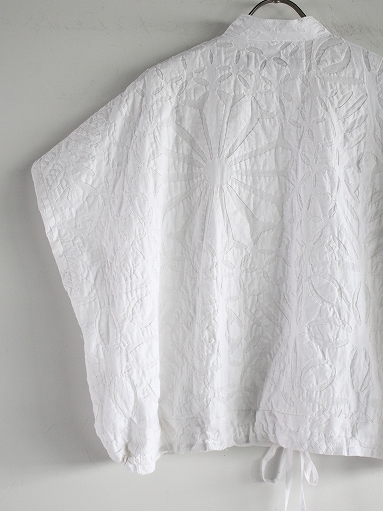 ASEEDONCLOUD　Jiyusou classic blouse / Shadow picture cloth - Off white_b0139281_12070260.jpg