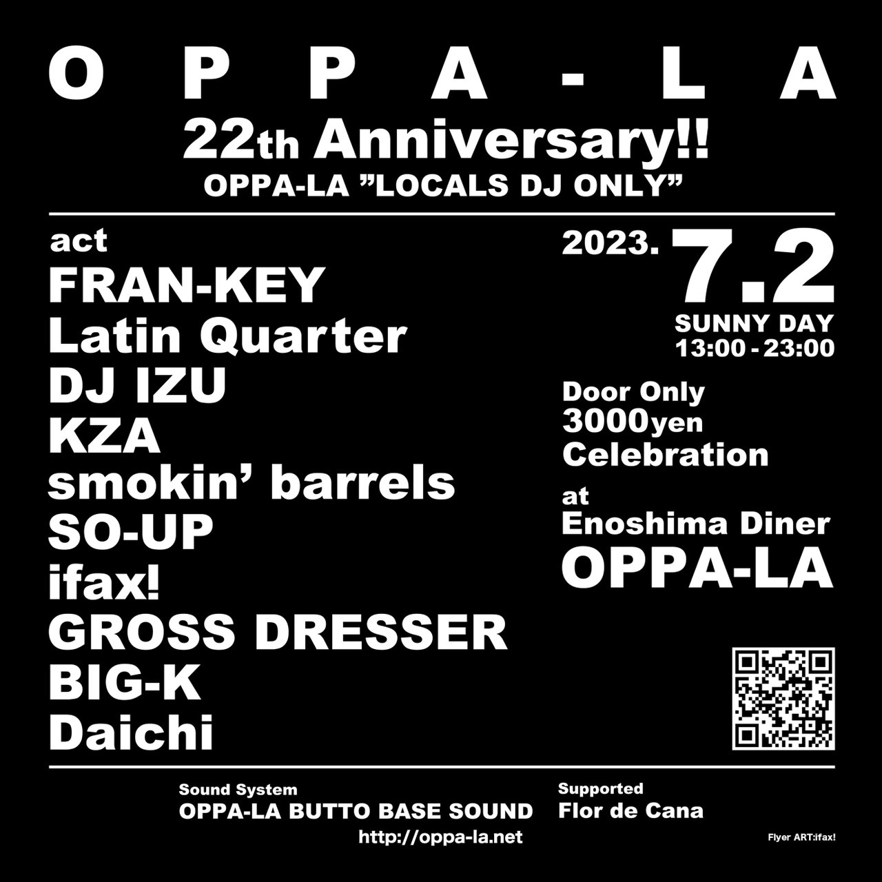 OPPA-LA 22th Anniversary！！【 No Way Back 】_d0106911_18321669.jpg