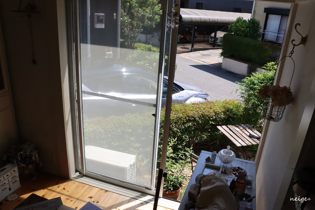 元和室のDIYの窓枠撤去して、梅雨入り前の窓掃除_f0023333_21470678.jpg
