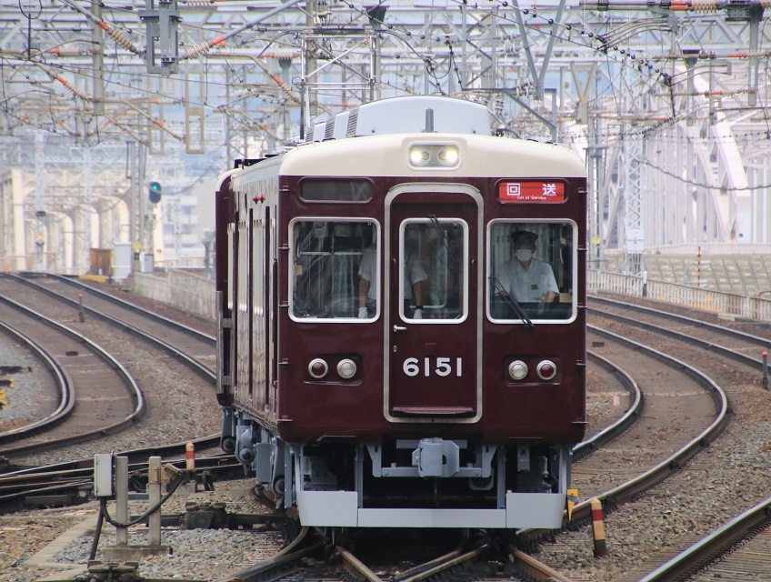 阪急6000系 6001編成  阪急神戸線へ返却回送 - 人生・乗り物・熱血野郎