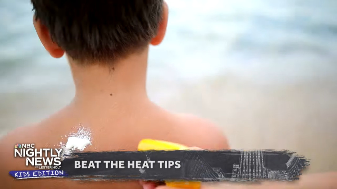 アメリカの子ども向けニュースによる『熱中症対策』（Beat The Heat Tips）はこんな感じ_b0007805_18525601.jpg