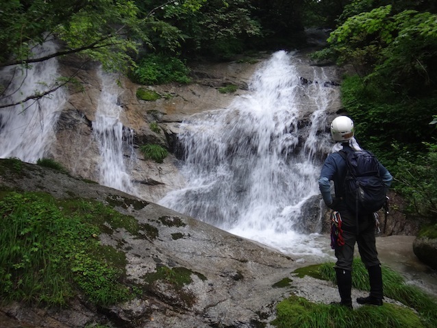 名渓の陰に隠れる秀渓…粕川北谷（大岩谷）左俣_c0359615_16180816.jpg