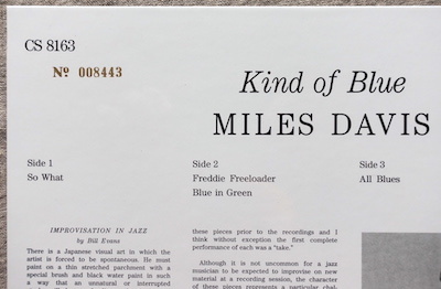 New Disc : Miles Davis \"Kind of Blue\" UHQR 45rpm / 2LP / Clear Viynl_d0010432_10545726.jpg