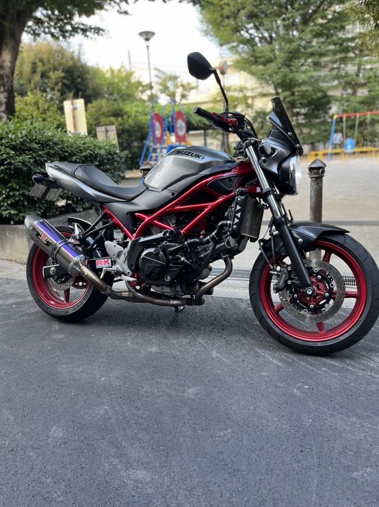 SV650ABSのフロントブレーキパッドの交換_b0107238_06192570.jpg